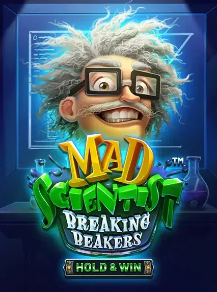 Mad Scientist Breaking Beakers Hold And Win Slot online at Mad Slots